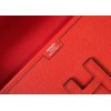 Hermes Jige Elan 29 Clutch Bag In Red Epsom Leather