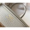 Hermes Birkin 30 Bag in Pearl Grey Clemence Leather with GHW