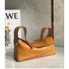 Loewe Puzzle Hobo Bag In Brown Nappa Calfskin