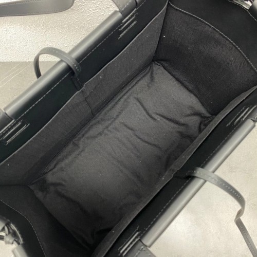 Loewe Cushion Medium Tote In Black Anagram Jacquard Loewe Cushion Medium Tote In Black Anagram Jacquard