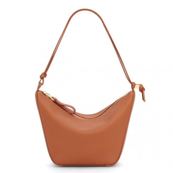 Loewe Mini Hammock Hobo Bag in Brown Calfskin Loewe Mini Hammock Hobo Bag in Brown Calfskin