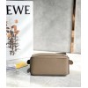Loewe Puzzle Mini Bag In Sandy Grained Calfskin