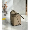 Loewe Puzzle Mini Bag In Sandy Grained Calfskin