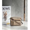Loewe Puzzle Mini Bag In Sandy Grained Calfskin