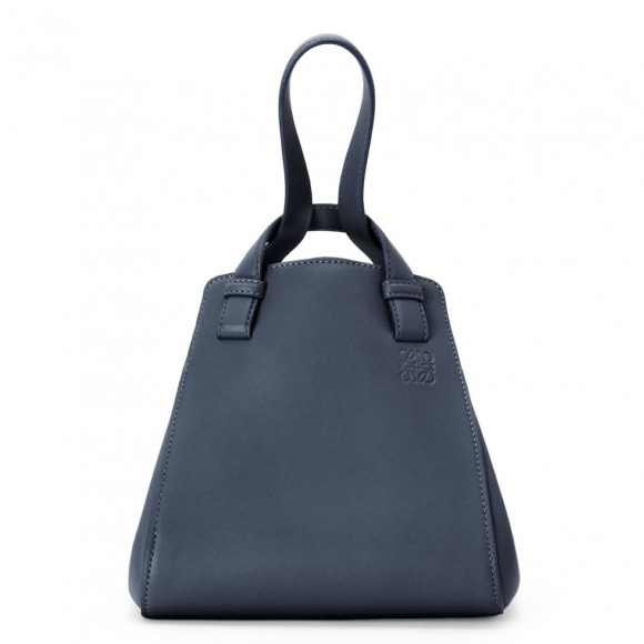 Loewe Hammock Nugget Bag In Navy Blue Calfskin Loewe Hammock Nugget Bag In Navy Blue Calfskin
