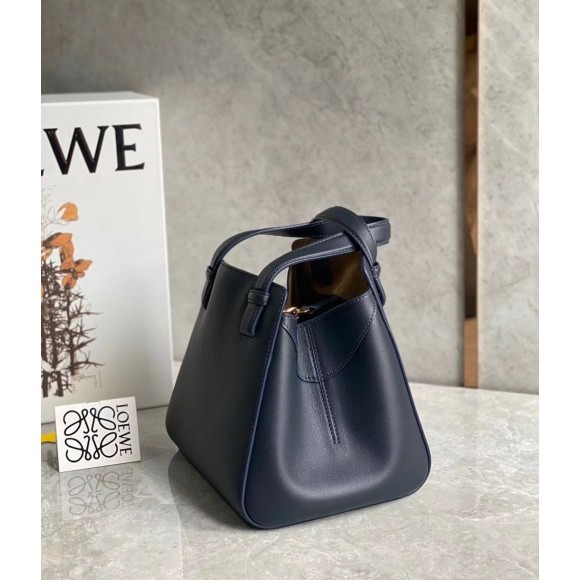 Loewe Hammock Nugget Bag In Navy Blue Calfskin Loewe Hammock Nugget Bag In Navy Blue Calfskin