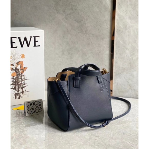 Loewe Hammock Nugget Bag In Navy Blue Calfskin Loewe Hammock Nugget Bag In Navy Blue Calfskin