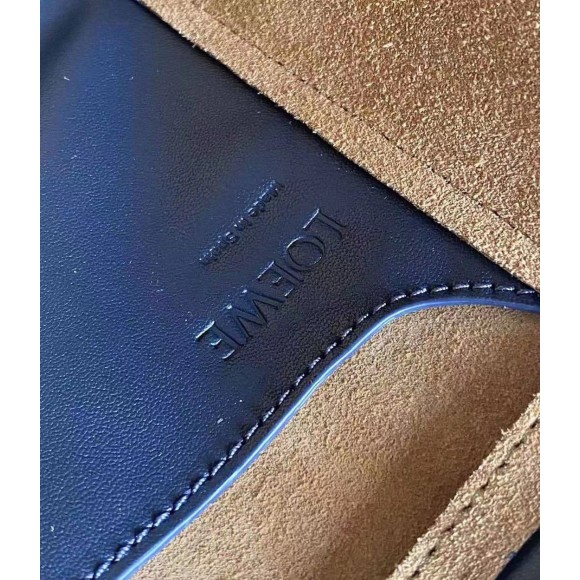 Loewe Hammock Nugget Bag In Navy Blue Calfskin Loewe Hammock Nugget Bag In Navy Blue Calfskin