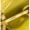 Loewe Puzzle Edge Small Bag In Yellow Satin Calfskin