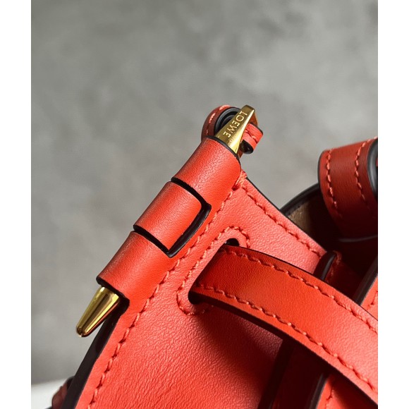 Loewe Gate Dual Mini Bag in Sunrise Orange Calfskin Loewe Gate Dual Mini Bag in Sunrise Orange Calfskin