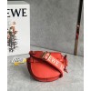 Loewe Gate Dual Mini Bag in Sunrise Orange Calfskin