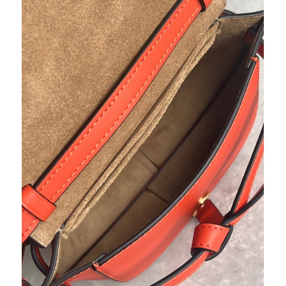 Loewe Gate Dual Mini Bag in Sunrise Orange Calfskin Loewe Gate Dual Mini Bag in Sunrise Orange Calfskin