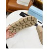 Prada Women's Slides In Beige Quilted Nappa Leather