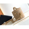 Prada Mini Vanity Bag in Sand Beige Grained Leather