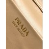 Prada Mini Vanity Bag in Sand Beige Grained Leather