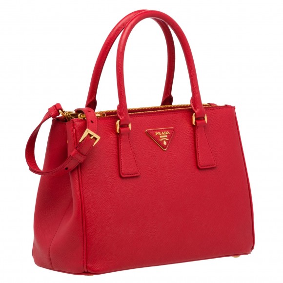 Prada Galleria Medium Bag In Red Saffiano Leather Prada Galleria Medium Bag In Red Saffiano Leather
