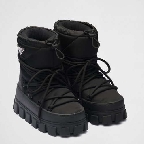Prada Gabardine Après-ski Boots in Black Nylon Prada Gabardine Après-ski Boots in Black Nylon