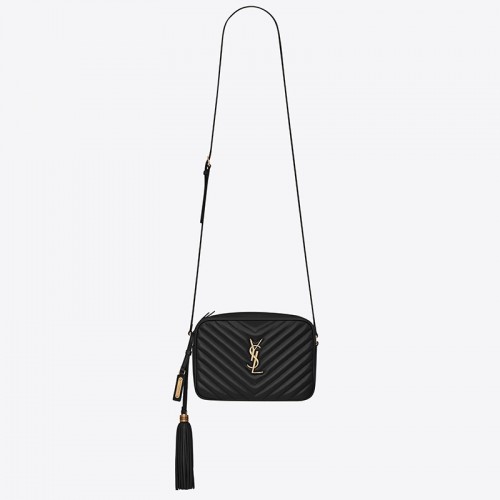 Saint Laurent Lou Camera Bag In Black Quilted Leather Saint Laurent Lou Camera Bag In Black Quilted Leather