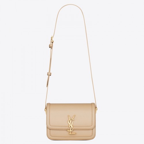 Saint Laurent Small Solferino Bag In Beige Calfskin Saint Laurent Small Solferino Bag In Beige Calfskin