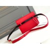 Saint Laurent Kate Belt Bag In Red Calfskin