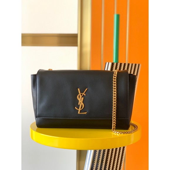 Saint Laurent Kate Medium Reversible Bag In Black Suede and Leather Saint Laurent Kate Medium Reversible Bag In Black Suede and Leather