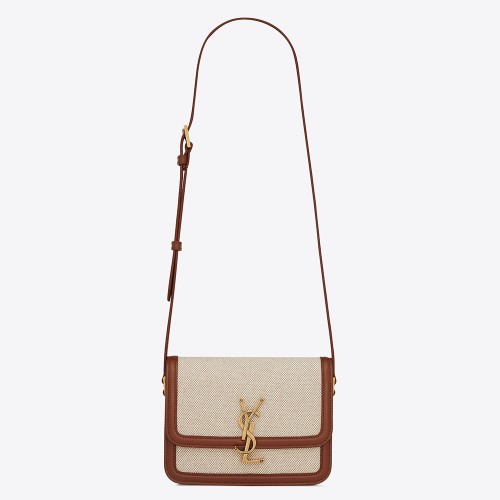 Saint Laurent Small Solferino Bag In Canvas Saint Laurent Small Solferino Bag In Canvas