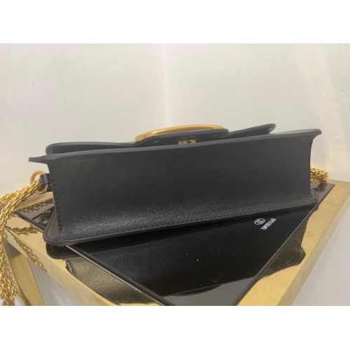 Valentino Loco Large Shoulder Bag In Black Calfskin Valentino Loco Large Shoulder Bag In Black Calfskin