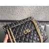 Valentino Rockstud Spike Medium Bag In Black Nappa Lambskin