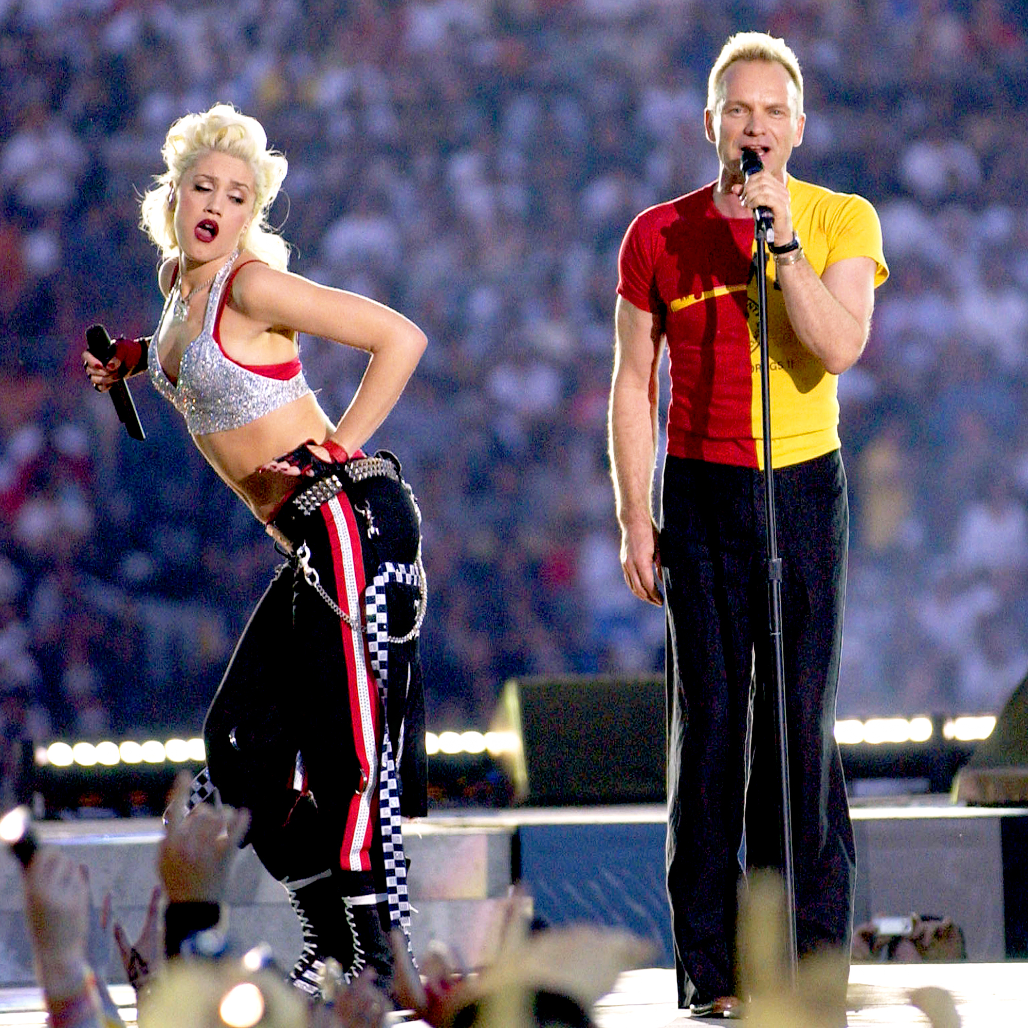 Gwen Stefani of No Doubt and Sting