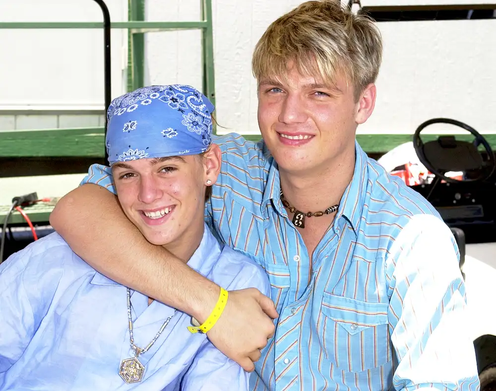 Aaron Carter and Nick Carter