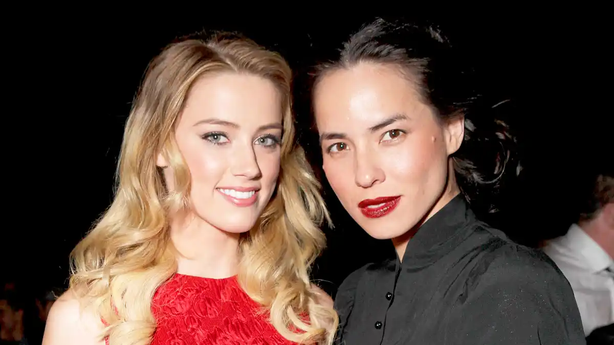 Amber Heard and Tasya Van Ree