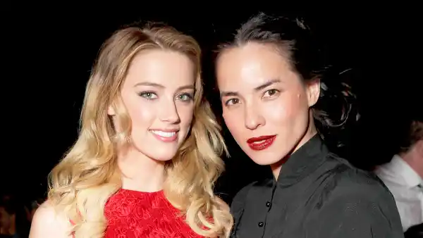 Amber Heard and Tasya Van Ree
