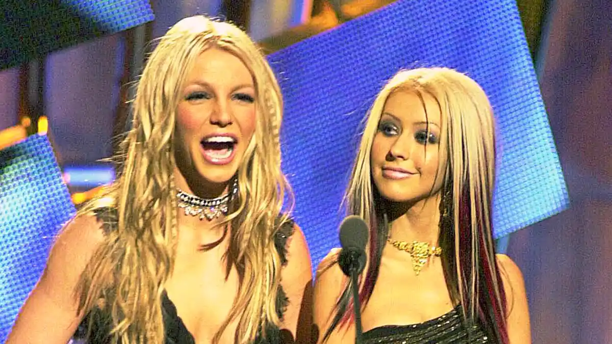 Britney Spears and Christina Aguilera