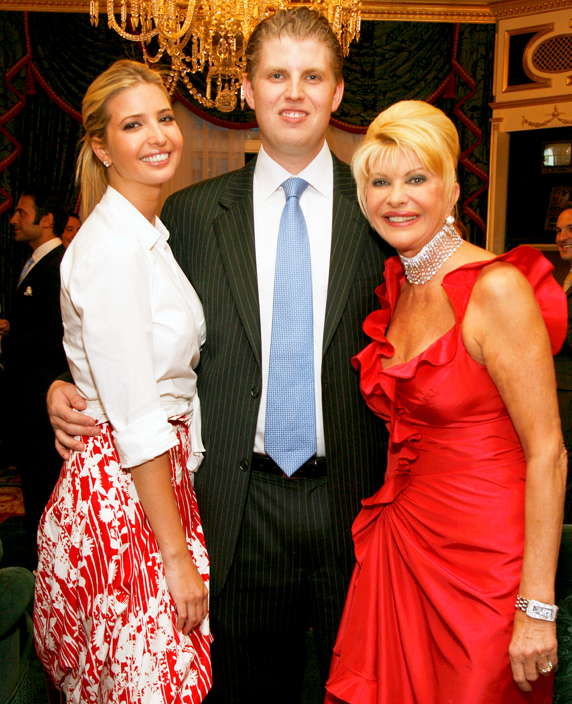 Ivanka Trump, Eric Trump, and Ivana Trump
