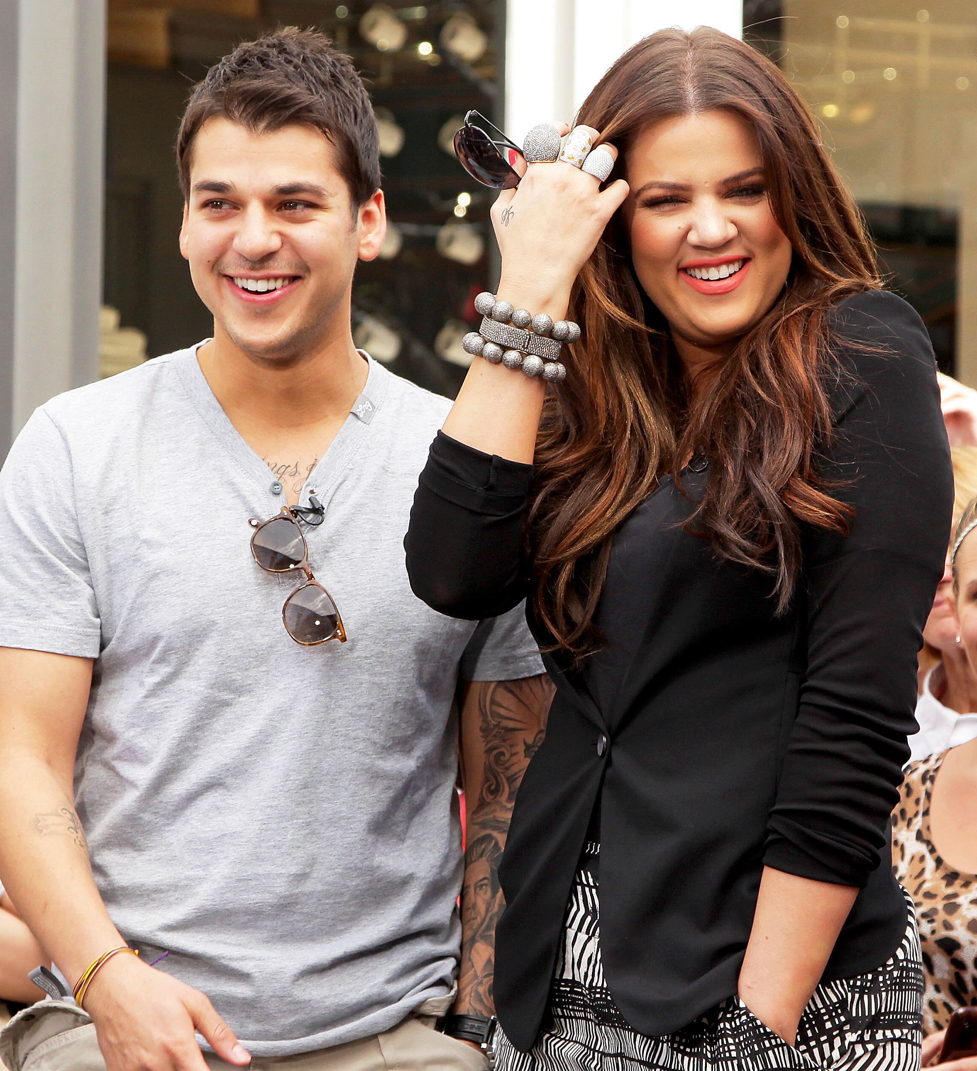 Rob Kardashian and Khloe Kardashian