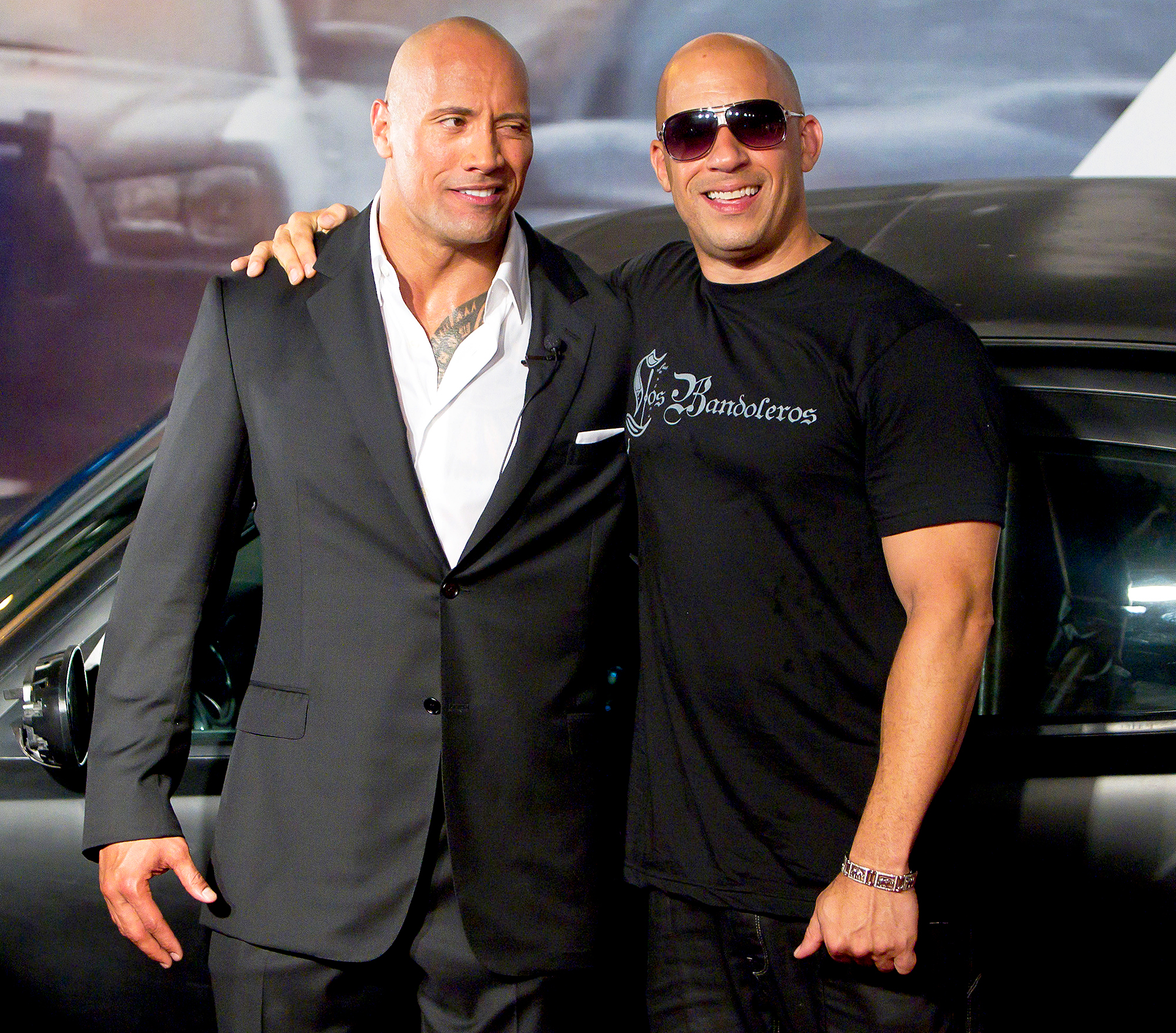 Dwayne ‘The Rock’ Johnson and Vin Diesel