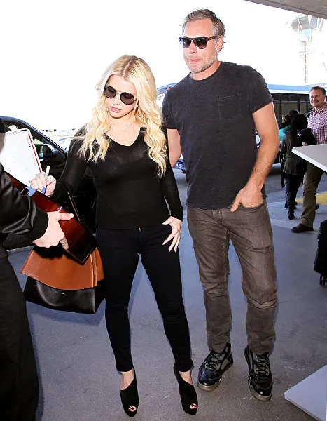 Jessica Simpson and Eric Johnson