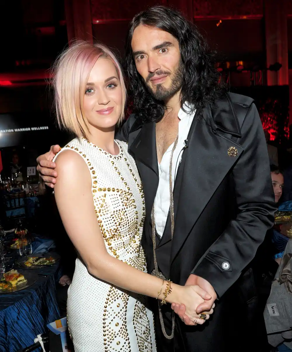 Katy Perry and Russell Brand