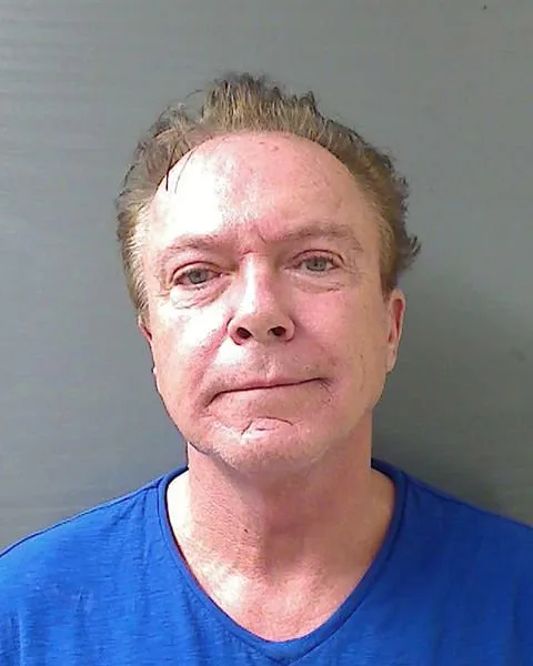 David Cassidy's mugshot for his August 21, 2013 arrest