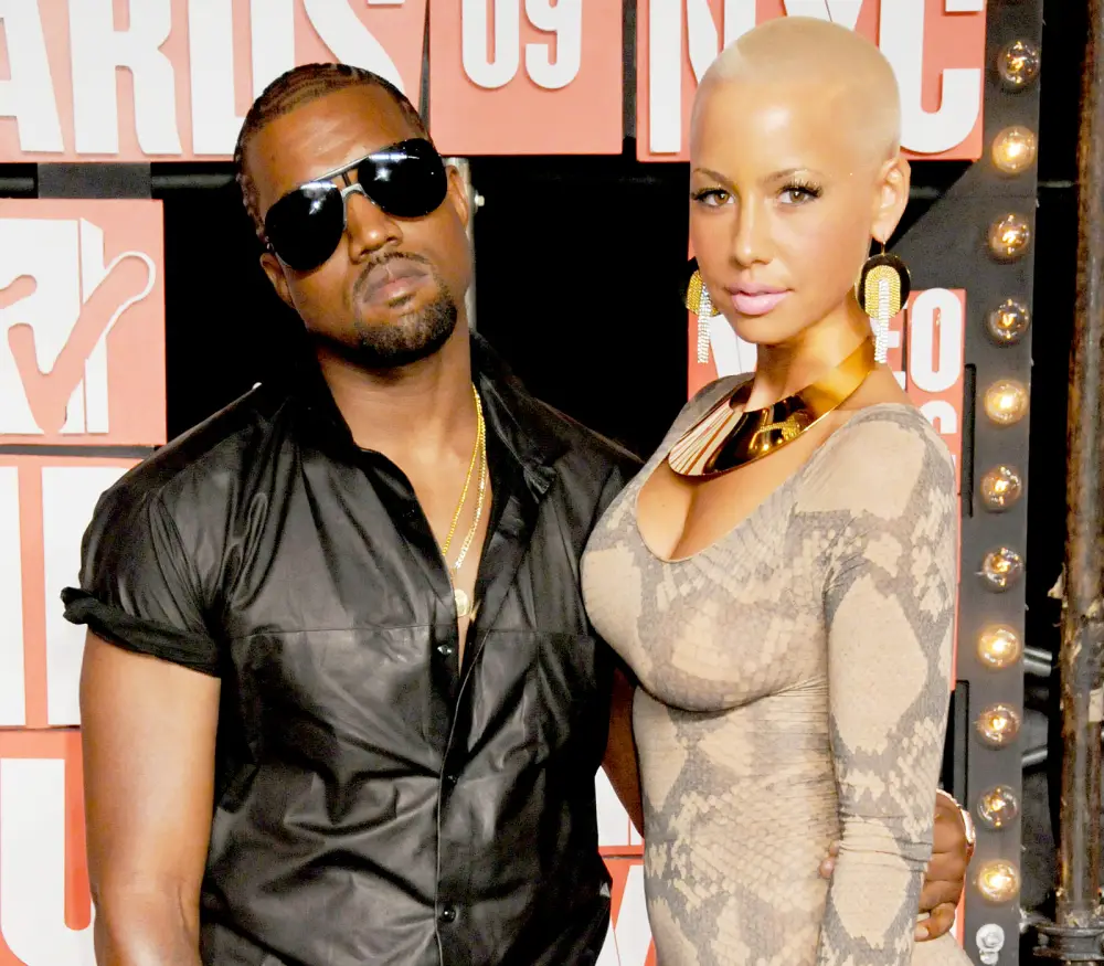Kanye West and Amber Rose