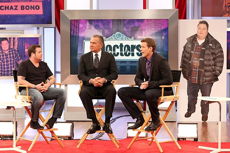 Chaz Bono, after weight loss, appears on The Doctors