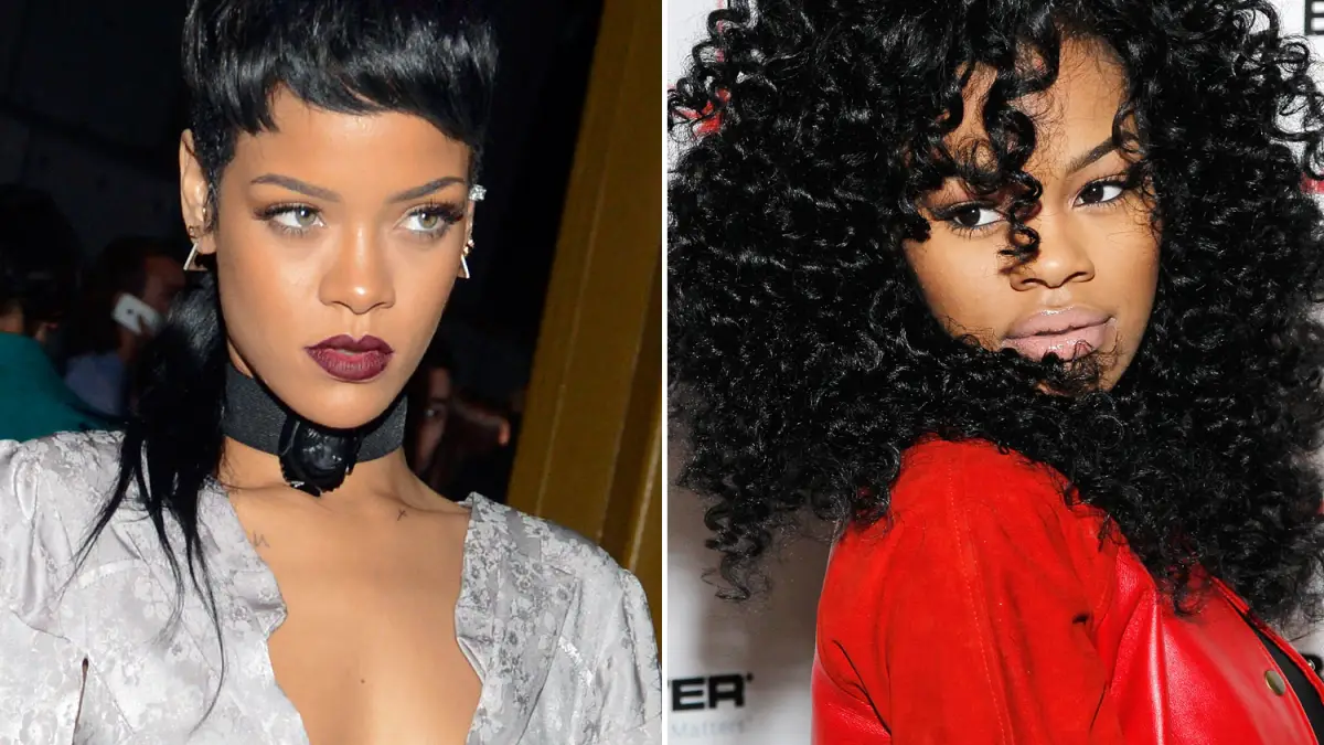 Rihanna and Teyana Taylor