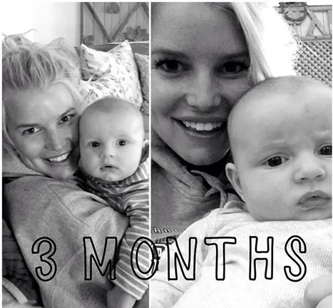 Jessica Simpson and baby Ace