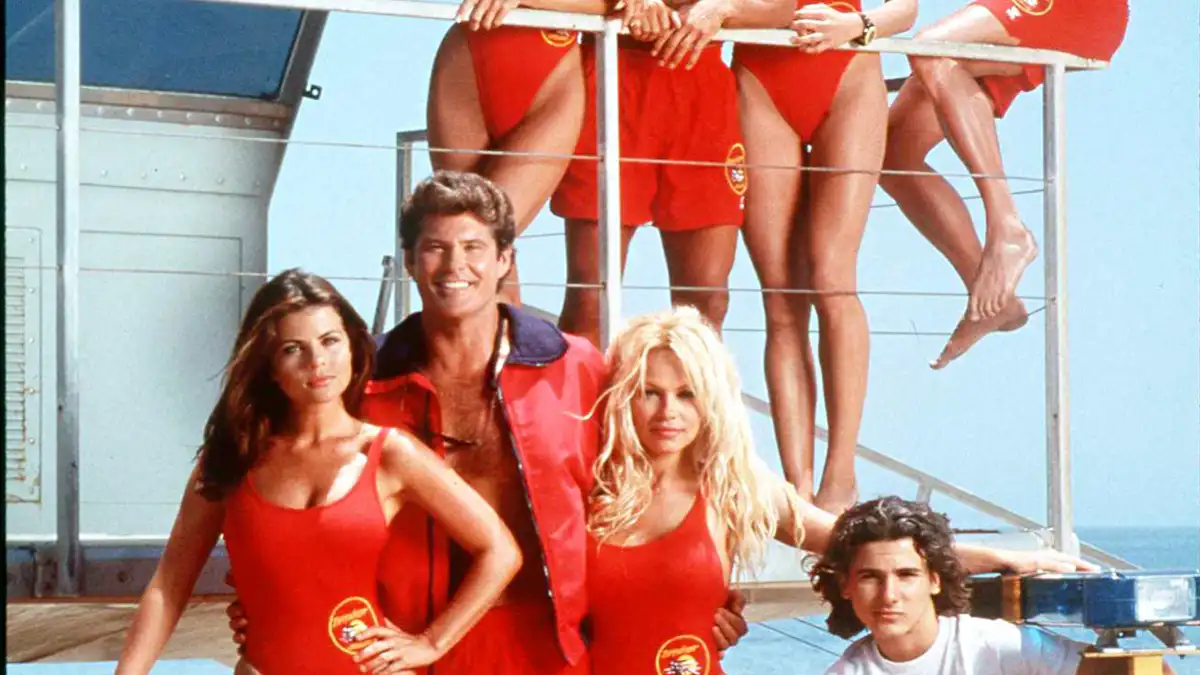 The cast of 'Baywatch' in 1995