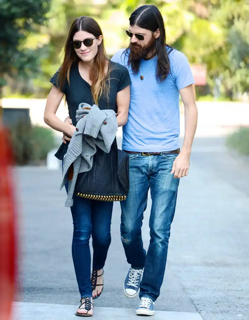 Jennifer Carpenter and Seth Avett in Los Angeles on October 8, 2013