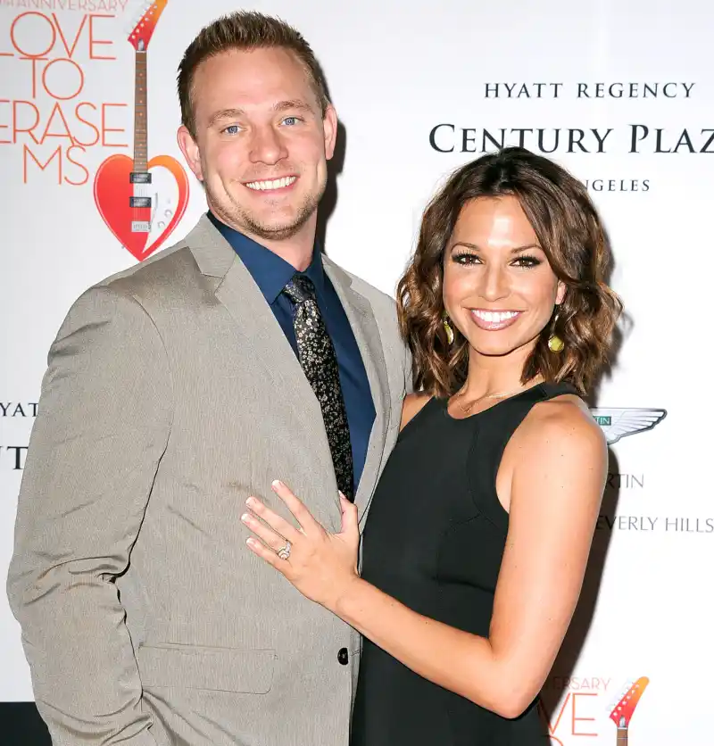 Melissa Rycroft and Tye Strickland on May 3, 2013 in Century City, CA