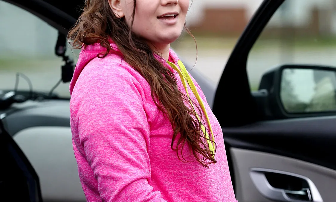 Amber Portwood in Anderson, Indiana after being released from prison