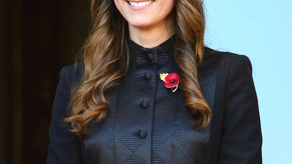 Kate Middleton on Remembrance Sunday on November 10, 2013