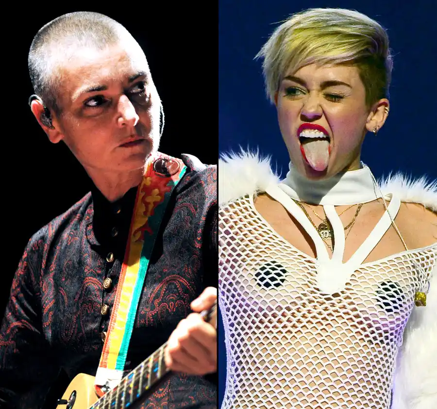 Sinead O'Connor and Miley Cyrus