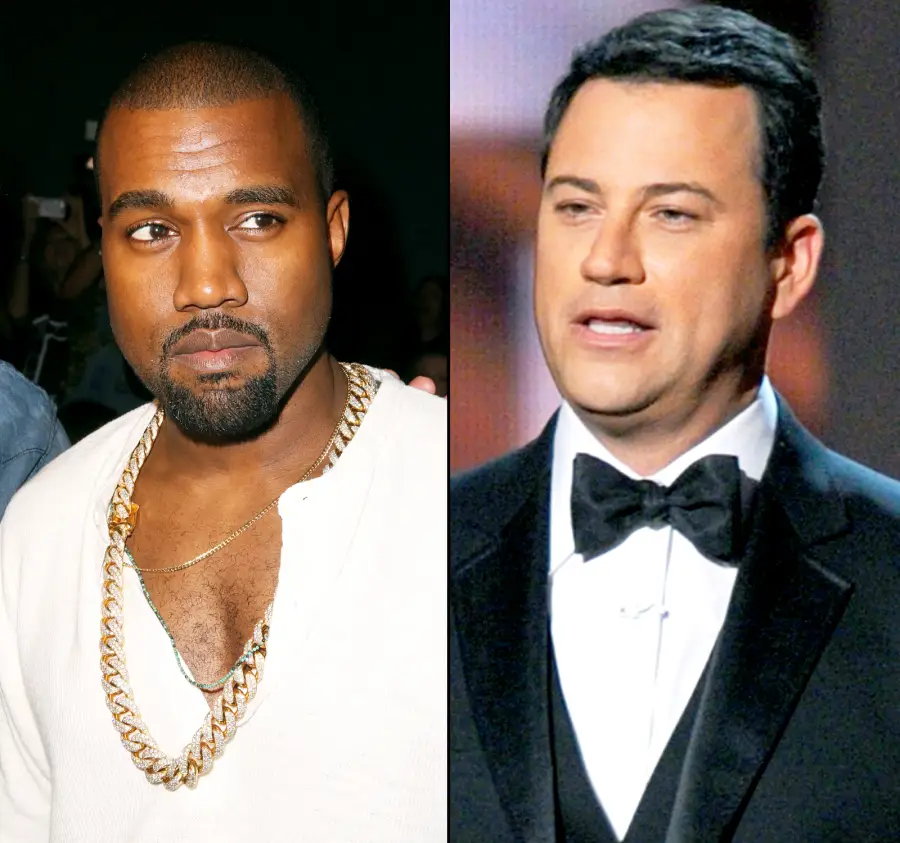 Kanye West and Jimmy Kimmel